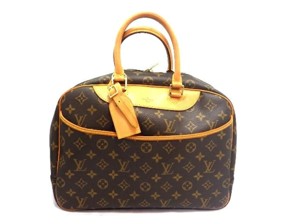 Louis Vuitton Handbag Monogram Deauville Brown